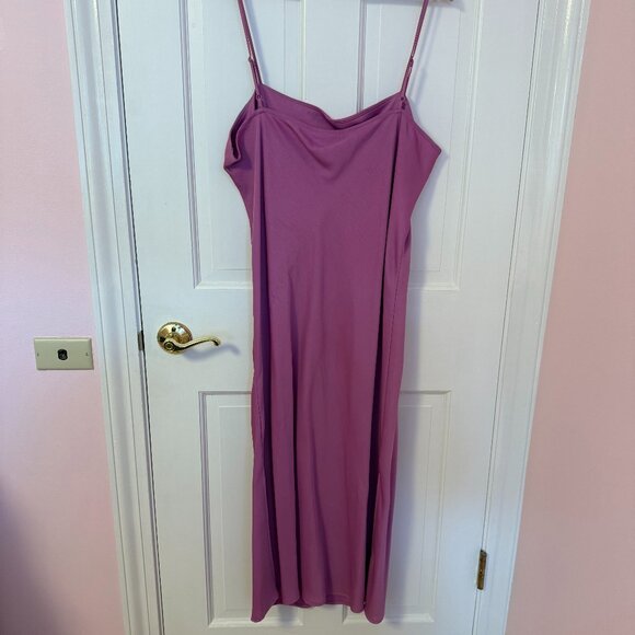 A New Day Midi Slip Dress - Lilac - Picture 1 of 4